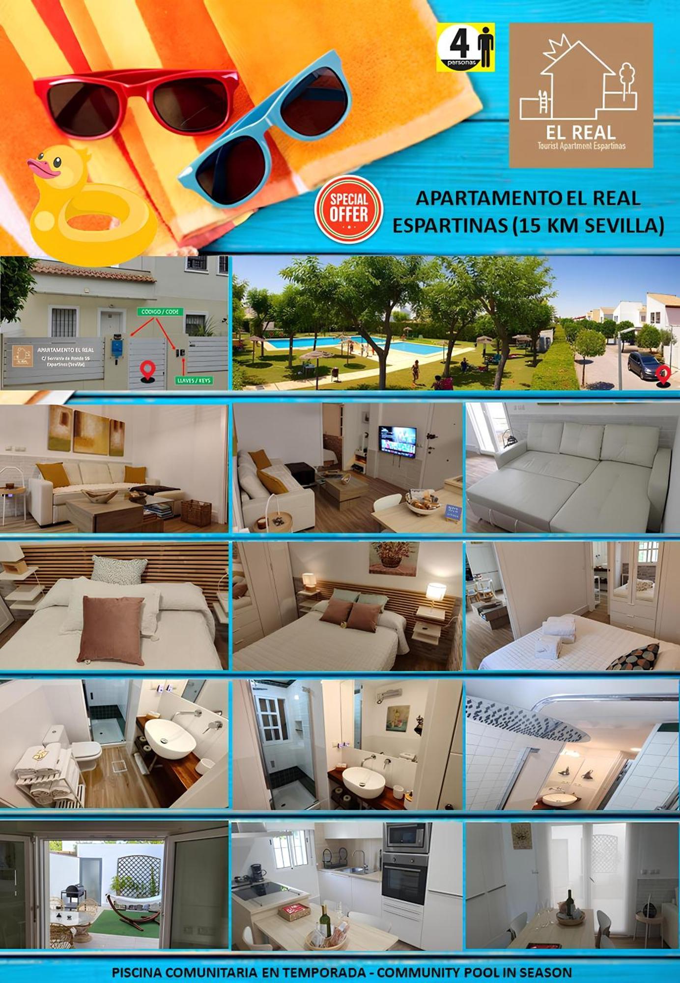 Apartamento El Real - Espartinas - Sevilla Exterior foto